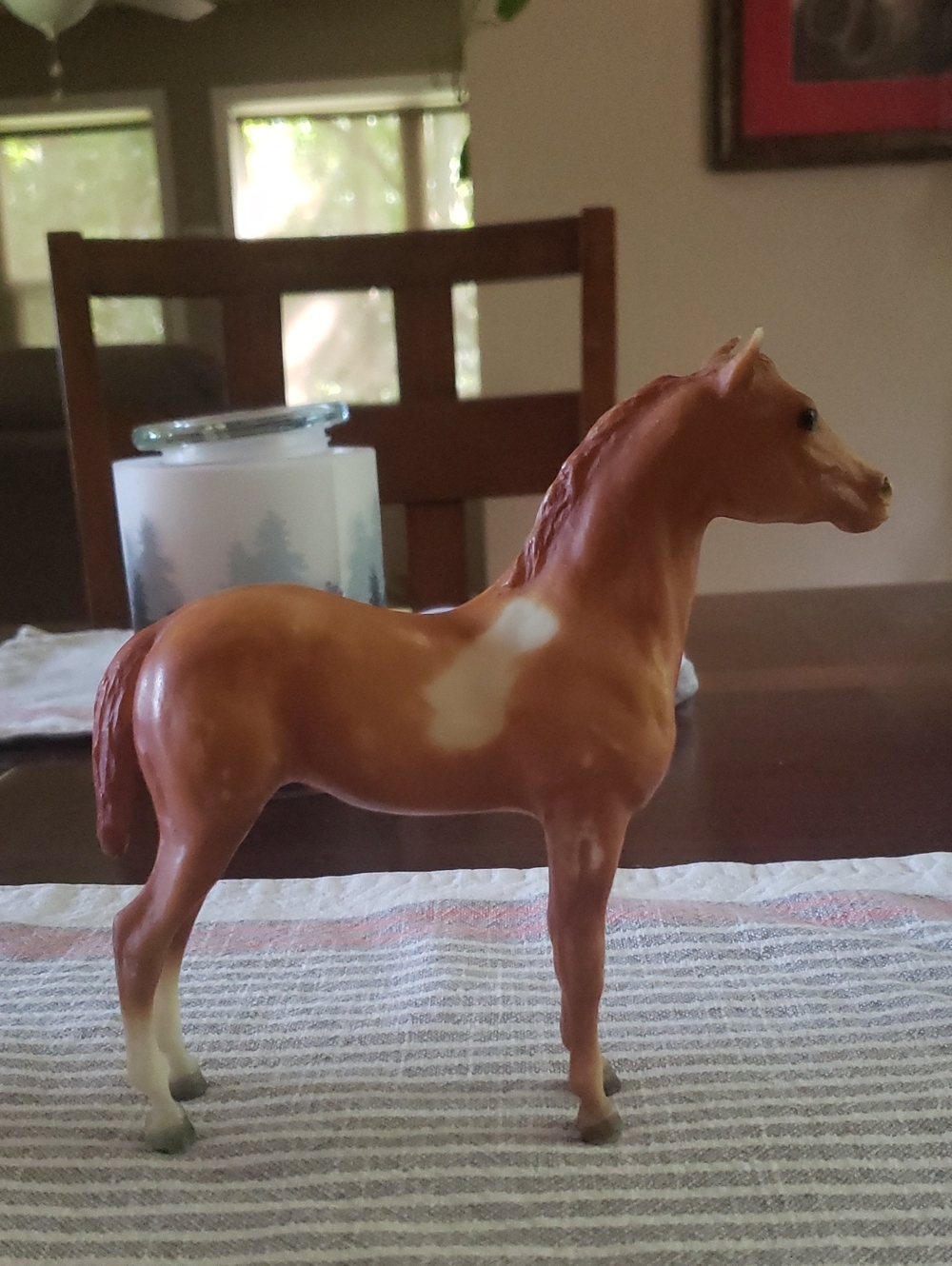 Breyer Vintage Chestnut Pinto Horse